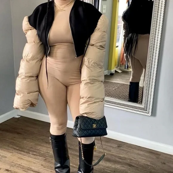 COPY - CROPPED PUFFER - Picture 2 of 2